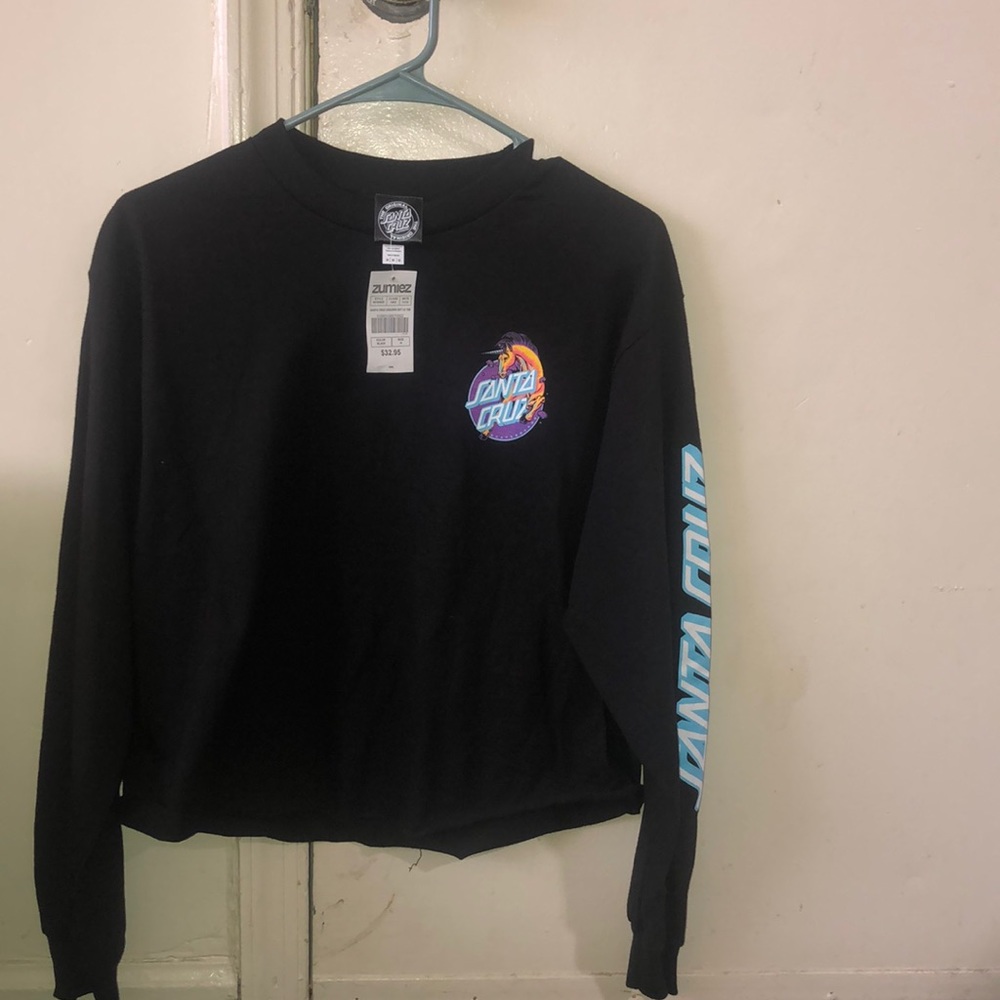 NWT Santa Cruz long sleeve top size M
